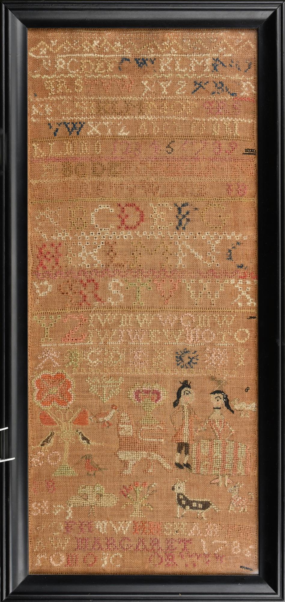 1786 ALPHANUMERIC SAMPLER MARGARET 3acb73