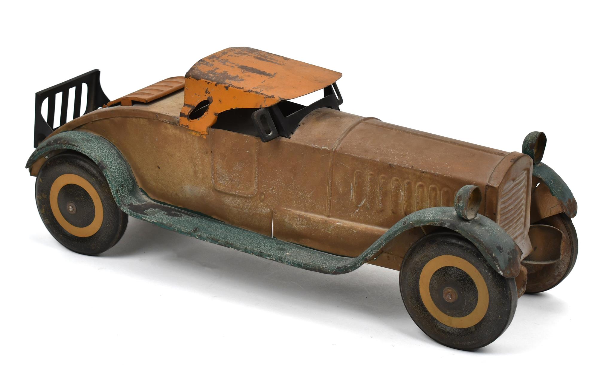 1930S PAINTED TIN ROADSTER Vintage 3acbb9