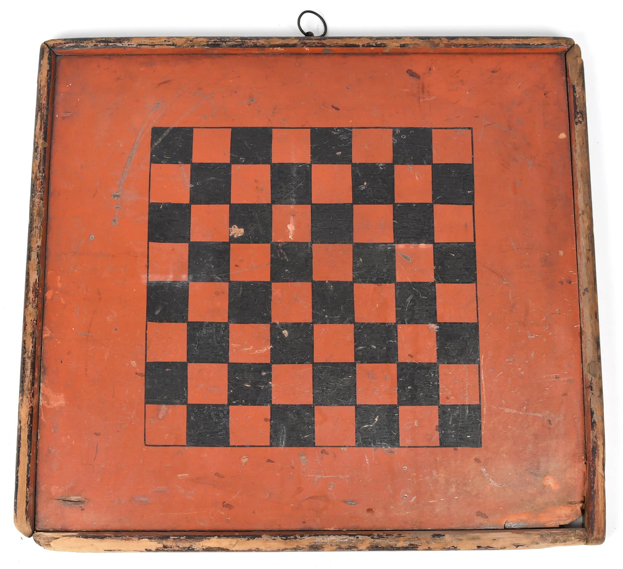 MID 19TH C PAINTED GAME BOARD  3acc0c