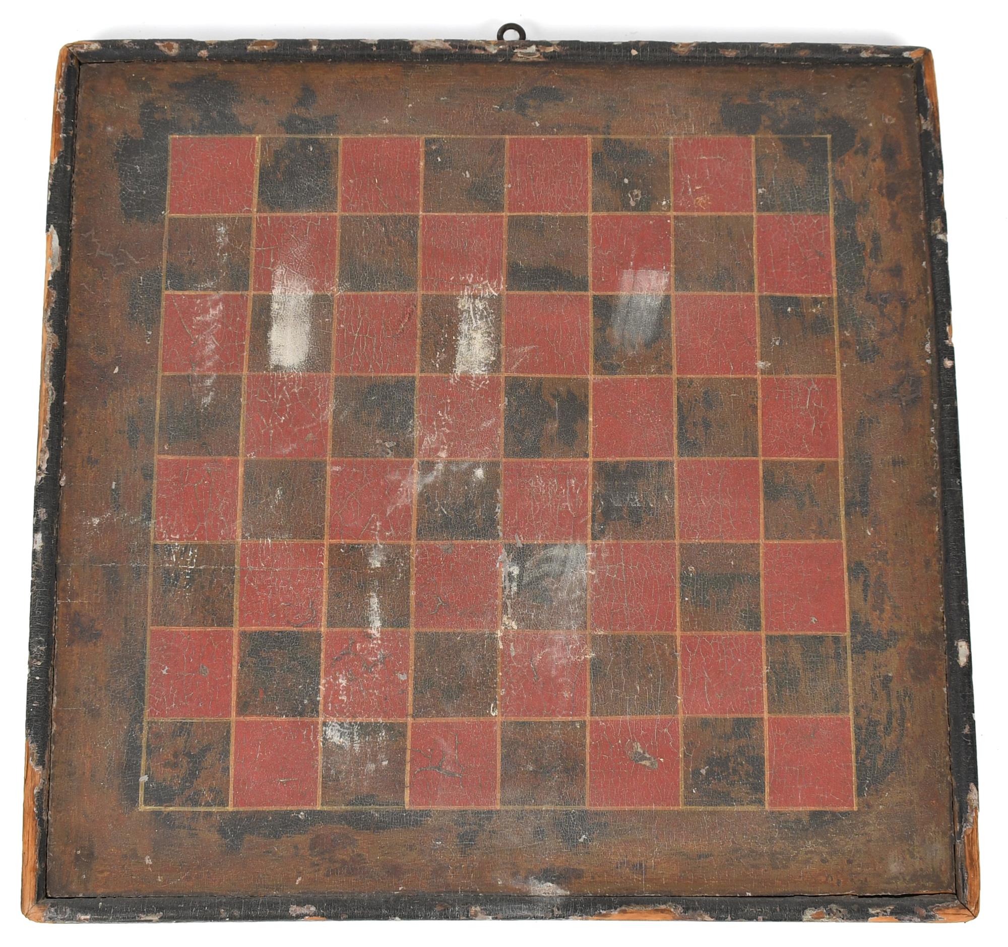TWO ANTIQUE GAME BOARDS ORIGINAL 3acc17