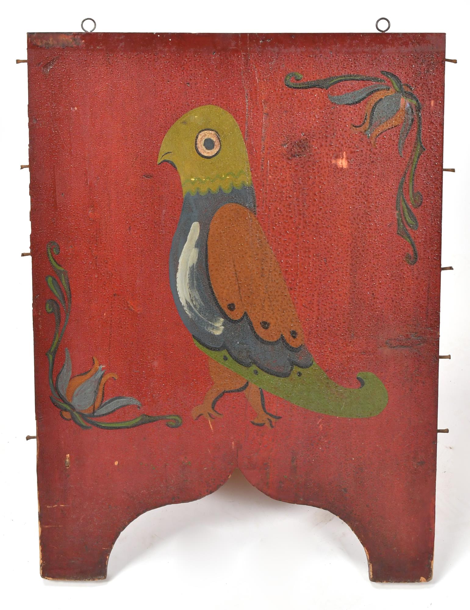 19TH C PA PAINTED BLANKET BOX 3acc4e