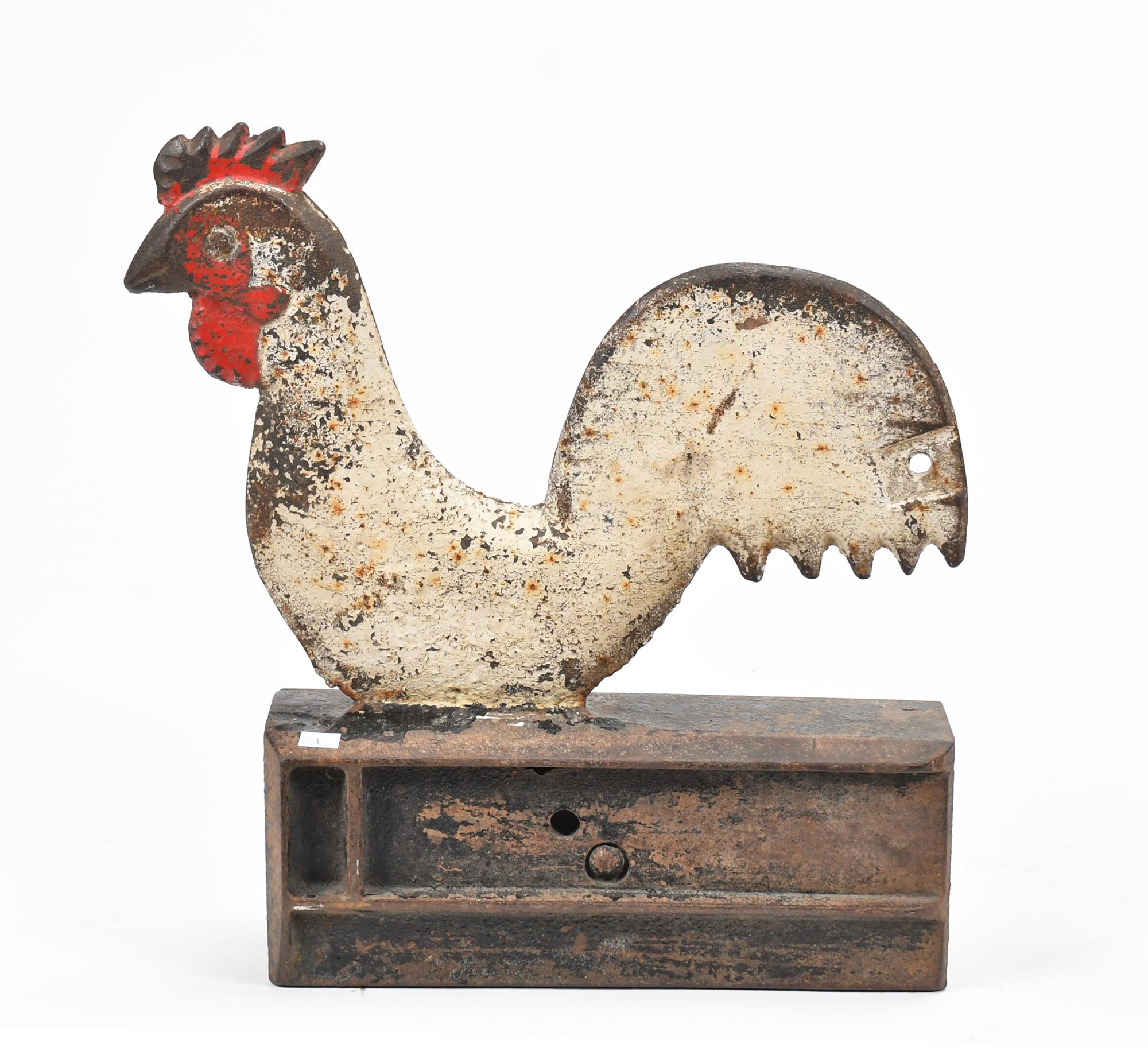 ANTIQUE PAINTED HUMMER ROOSTER 3acc50