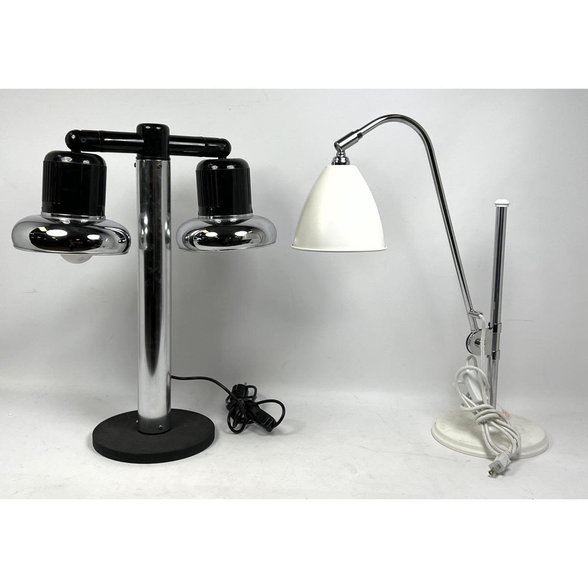 2pc Modern Chrome Lighting Lamps  3acc51