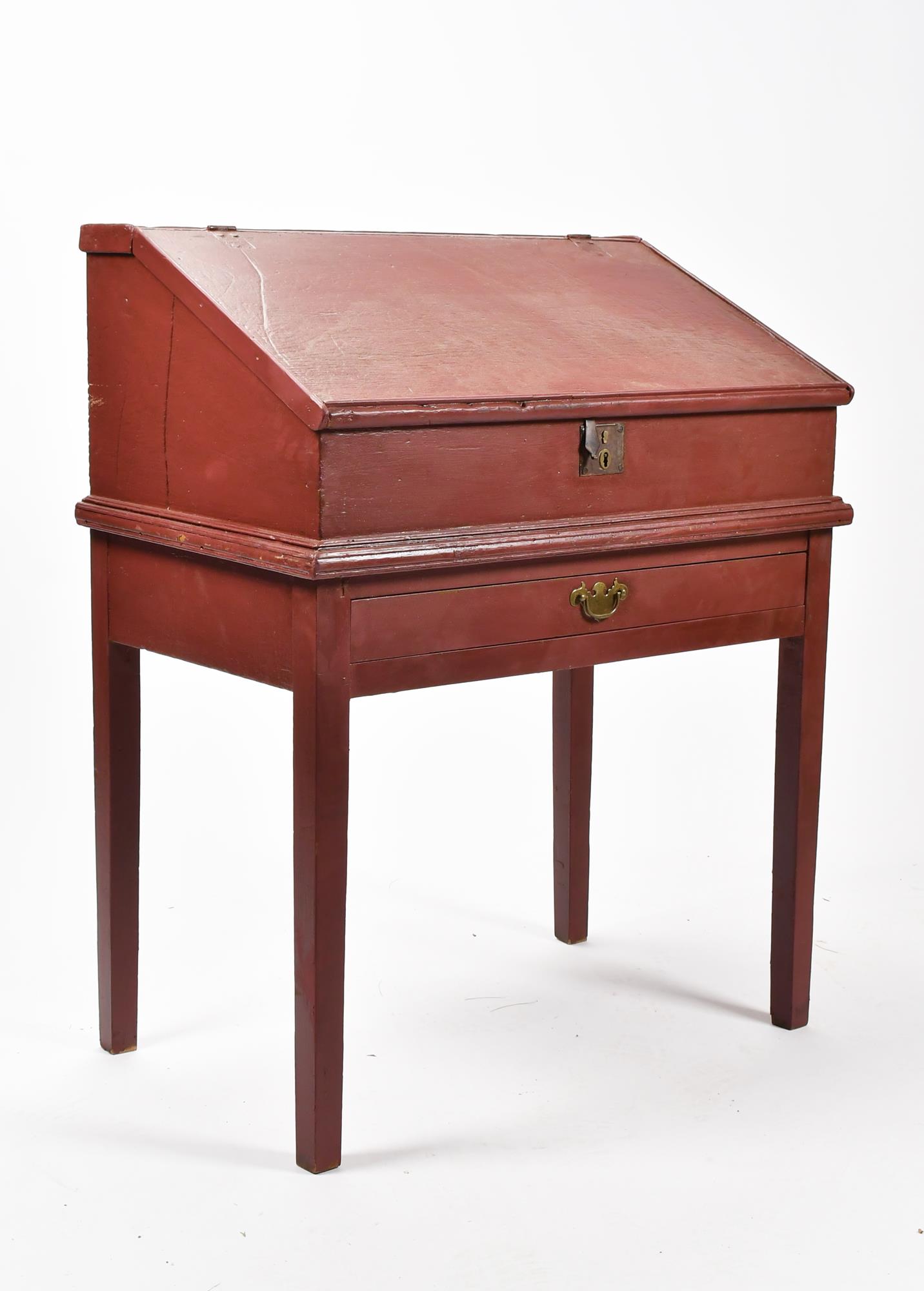 18TH C. AMERICAN SCHOOLMASTERS DESK.