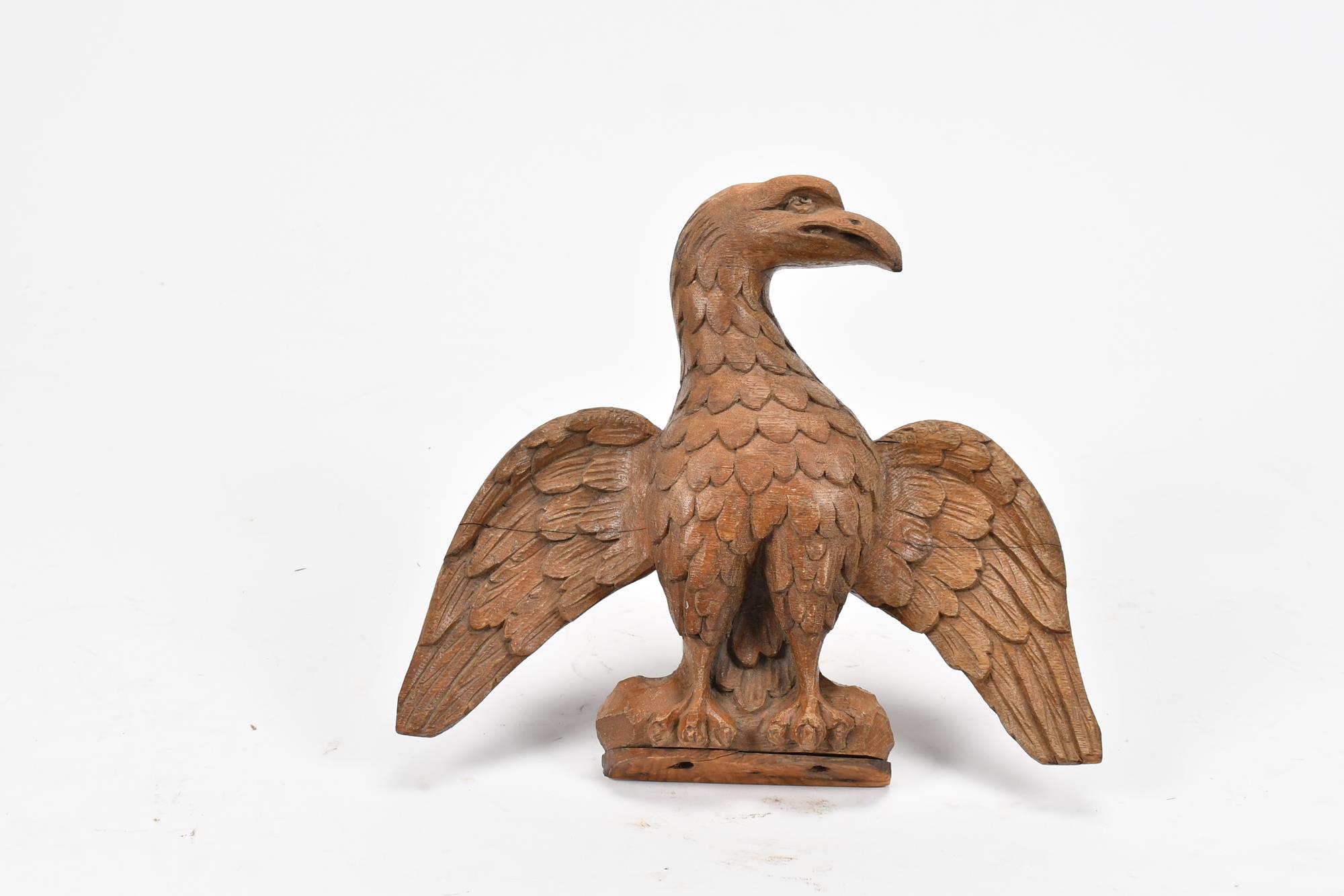 CARVED WOODEN EAGLE Carved wooden 3acccc