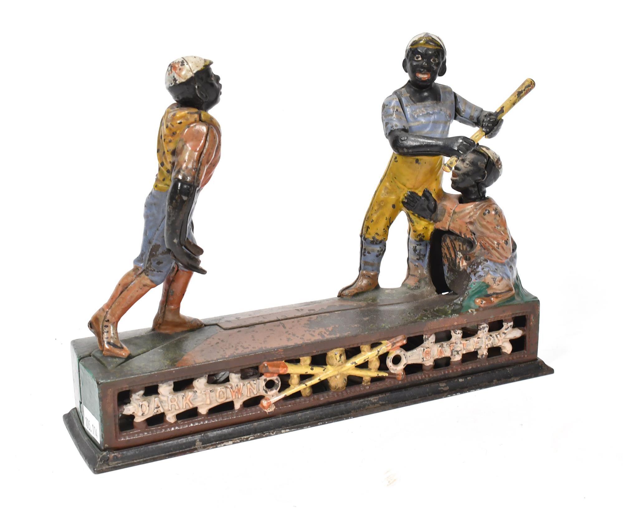 19TH C. CAST IRON MECHANICAL BANK,