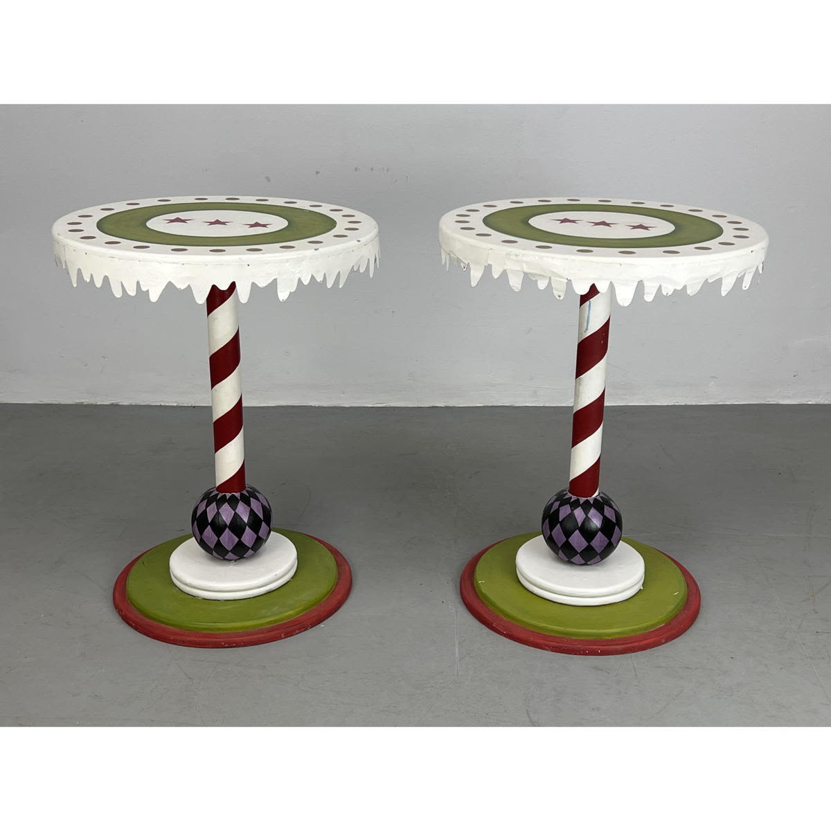 Pr Whimsical Painted Pedestal Side 3acce0