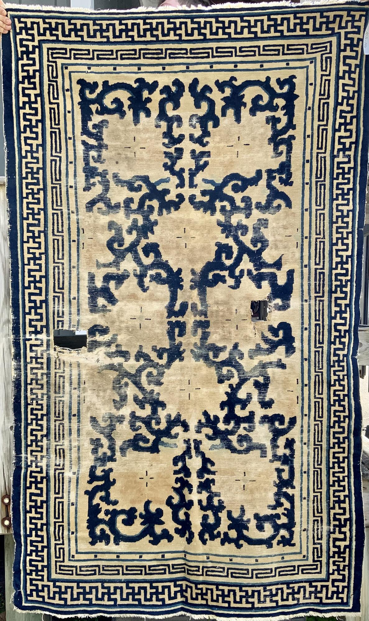 ANTIQUE CHINESE BLUE AND WHITE 3acd26