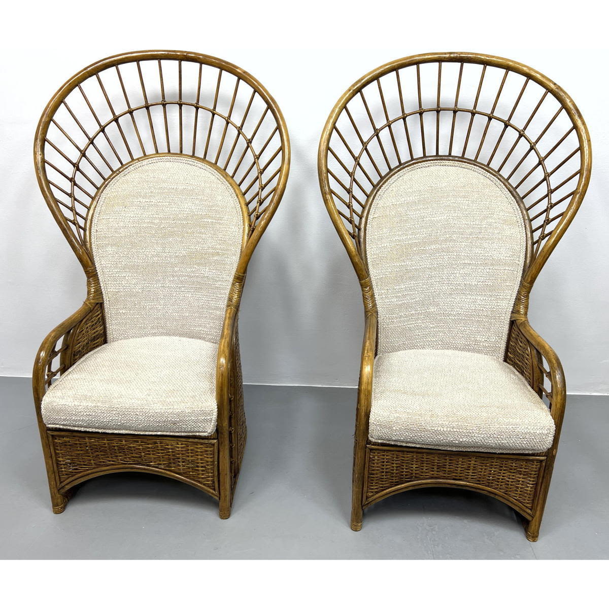 Pr FORT SMITH Porter Chairs. Large