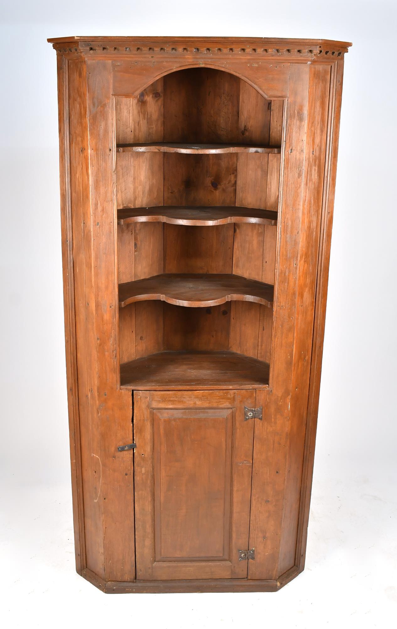 COUNTRY OPEN TOP CORNER CUPBOARD 3acd9b