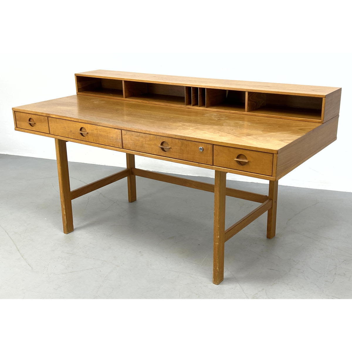 Peter Lovig Nielsen flip-top teak desk