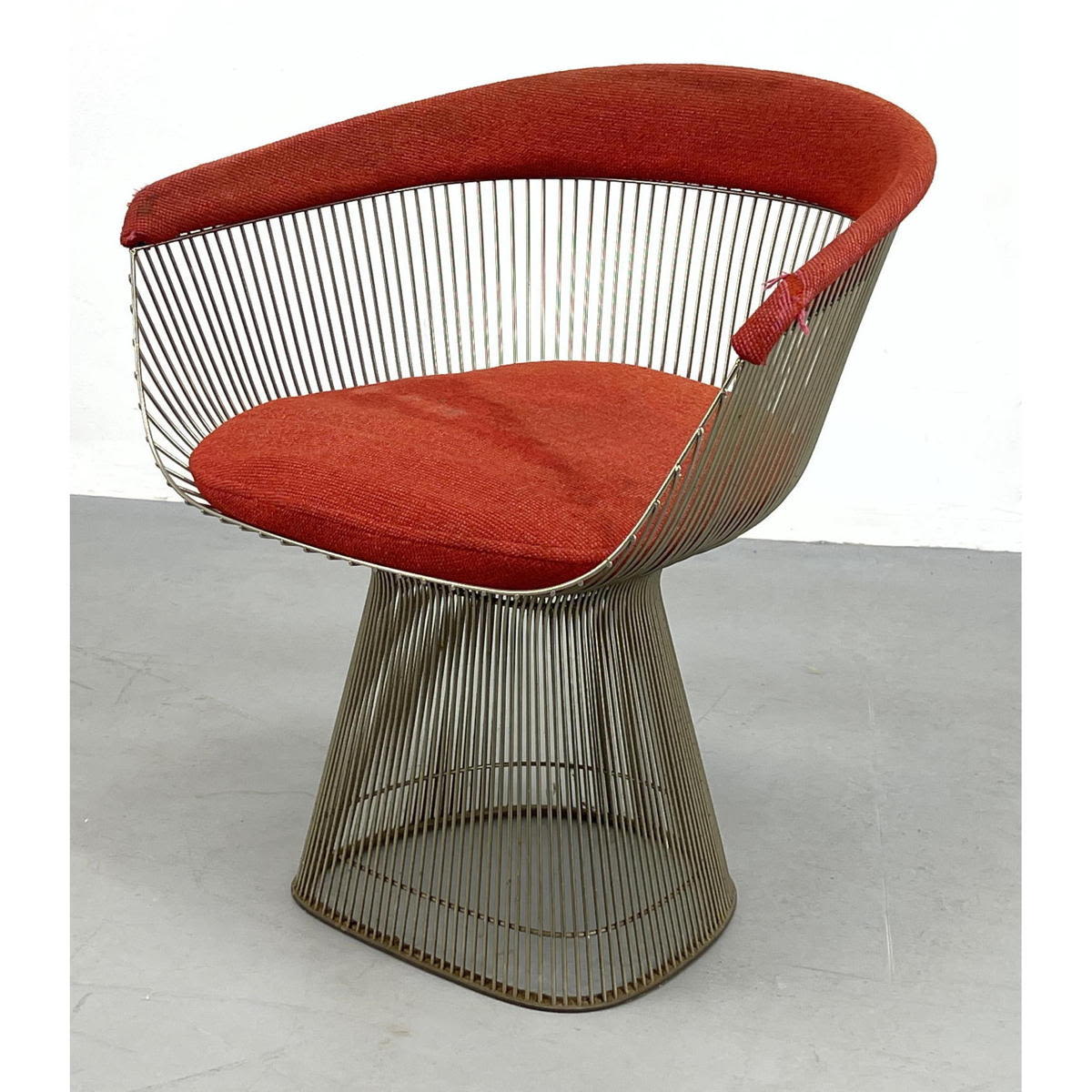 WARREN PLATNER Chrome Rod Lounge 3acdaf