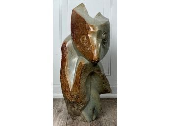 A carved African Leopard stone 3acdf6