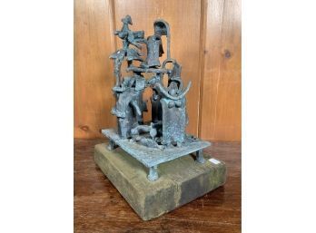 Bronze abstract architectural sculpture  3ace0e