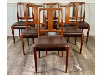A set of six mid century style