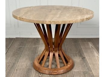 A "Sheaf of Wheat" oak side table