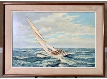 Well executed seascape with figures 3ace81