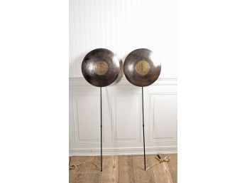 A pair of Asian inspired pendulum