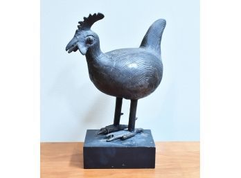 Artisan made bronze sculpture of