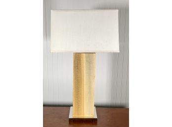 Augousti square pillar lamp with 3acea4