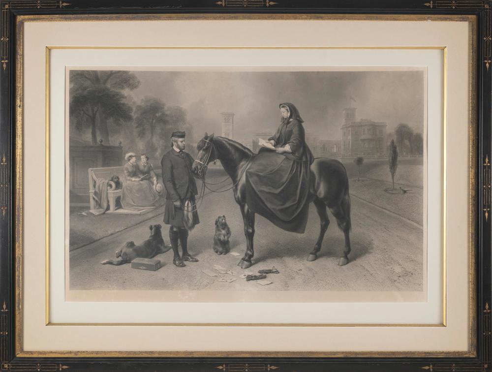 PRINT OF QUEEN VICTORIA LATE 19TH