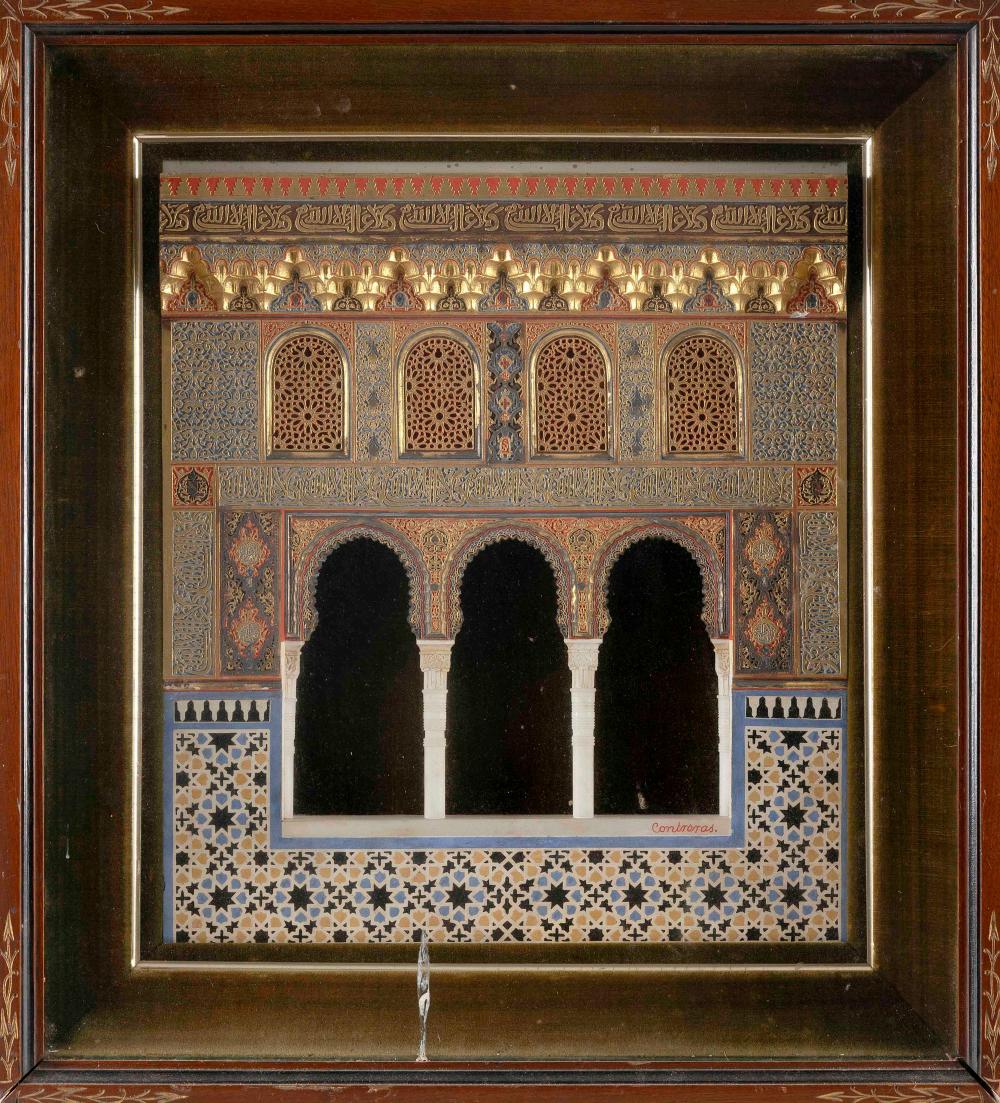 REPLICA OF AN ALHAMBRA FACADE 20TH 3af703