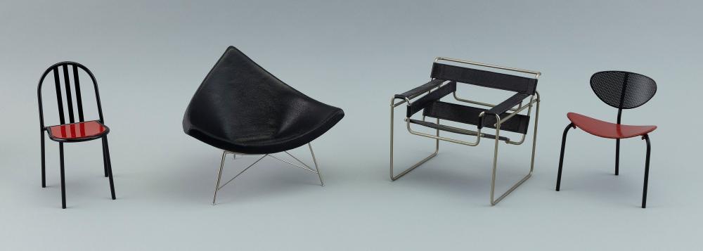 FOUR VITRA DESIGN MUSEUM MINIATURE 3af790