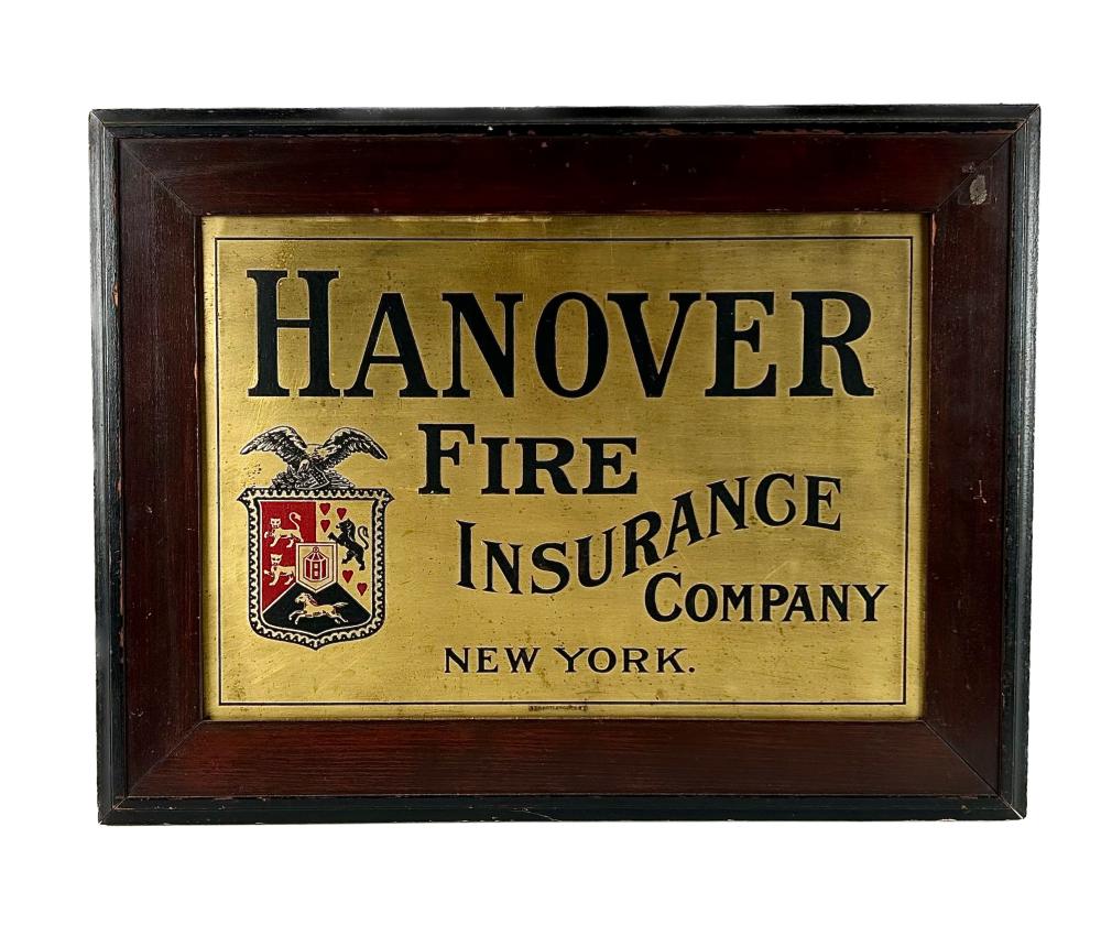 BRASS FIRE INSURANCE PLAQUE EARLY