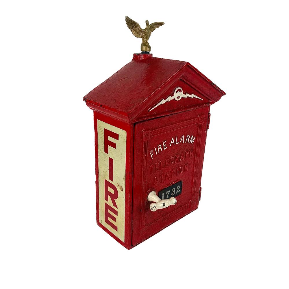 L.W. BILLS CAST IRON FIRE ALARM