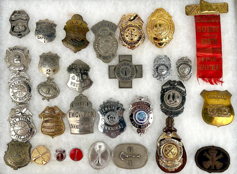 CASED COLLECTION OF THIRTY FIRE