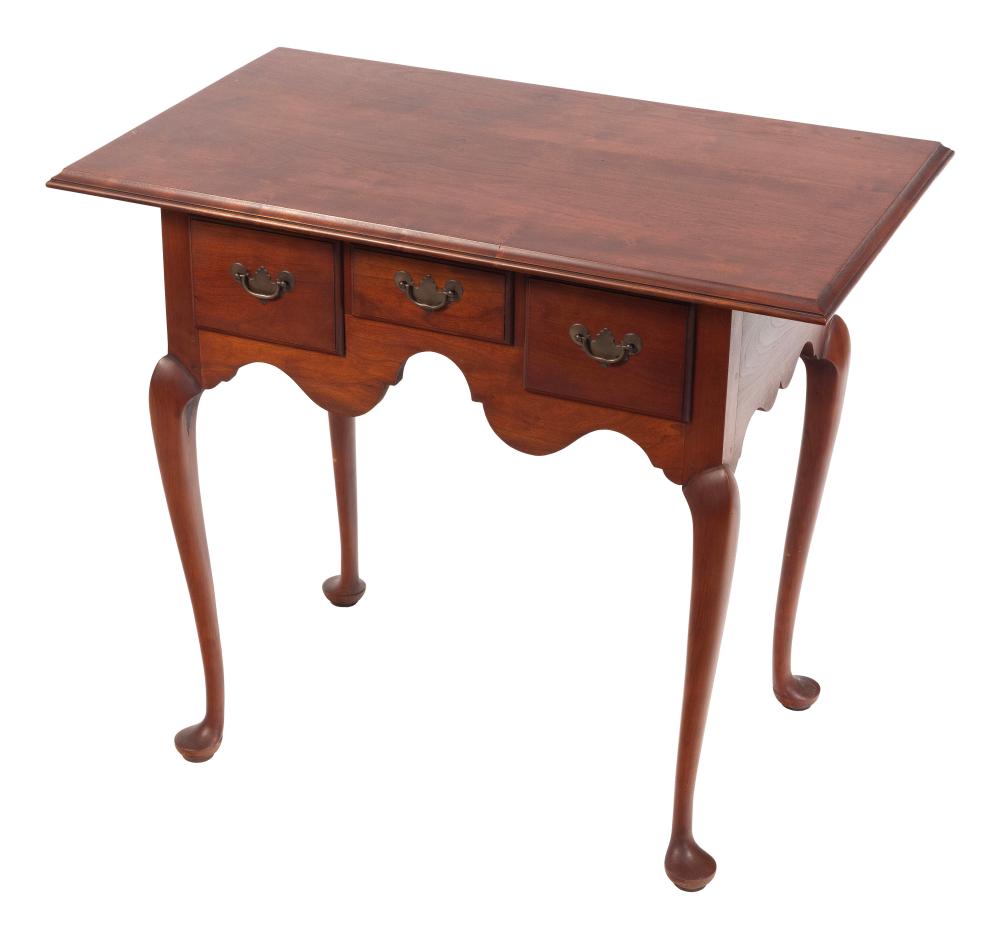 ELDRED WHEELER QUEEN ANNE-STYLE LOWBOY