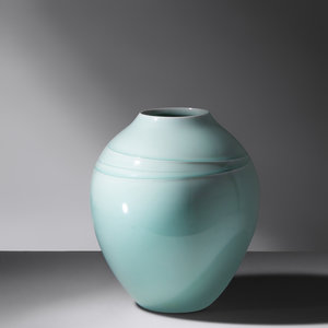 Sueharu Fukami b 1947 Vase celadon 3afaae