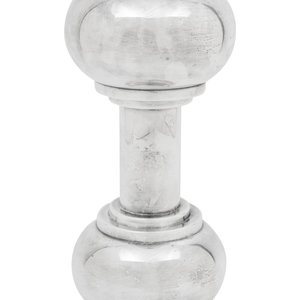 An English Silver Plate Dumbbell 3afb10