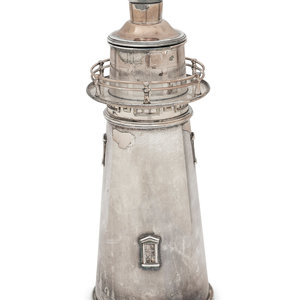 An American Silver Plate Lighthouse 3afb12