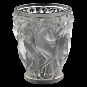 A Lalique Bacchantes Vase
Second