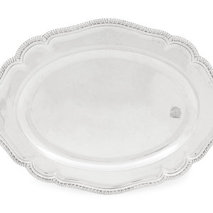 A George II Silver Platter Daniel 3afb54