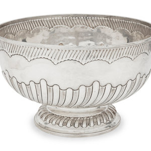 A George III Silver Punch Bowl William 3afb59