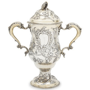 An Irish Georgian Silver-Gilt Cup