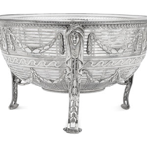 A Victorian Silver Fruit Basket Daniel 3afb7d