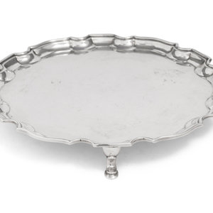 An English Silver Salver Alexander 3afb88