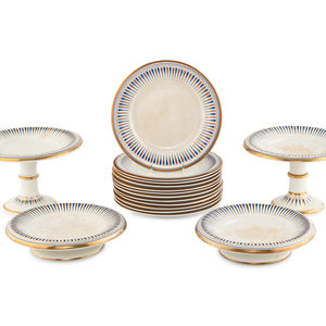 A Wedgwood Pearlware Dessert Service
19th