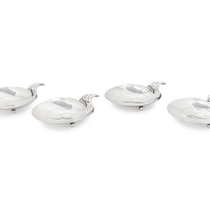 A Set of Four Tiffany and Co. Silver