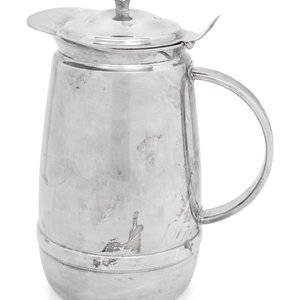 A Gucci Silver-Plate Double Wall Pitcher
20th