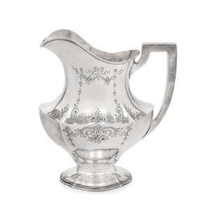 An American Silver Water Pitcher Reed 3afbec