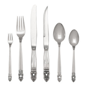 An American Silver Flatware Service