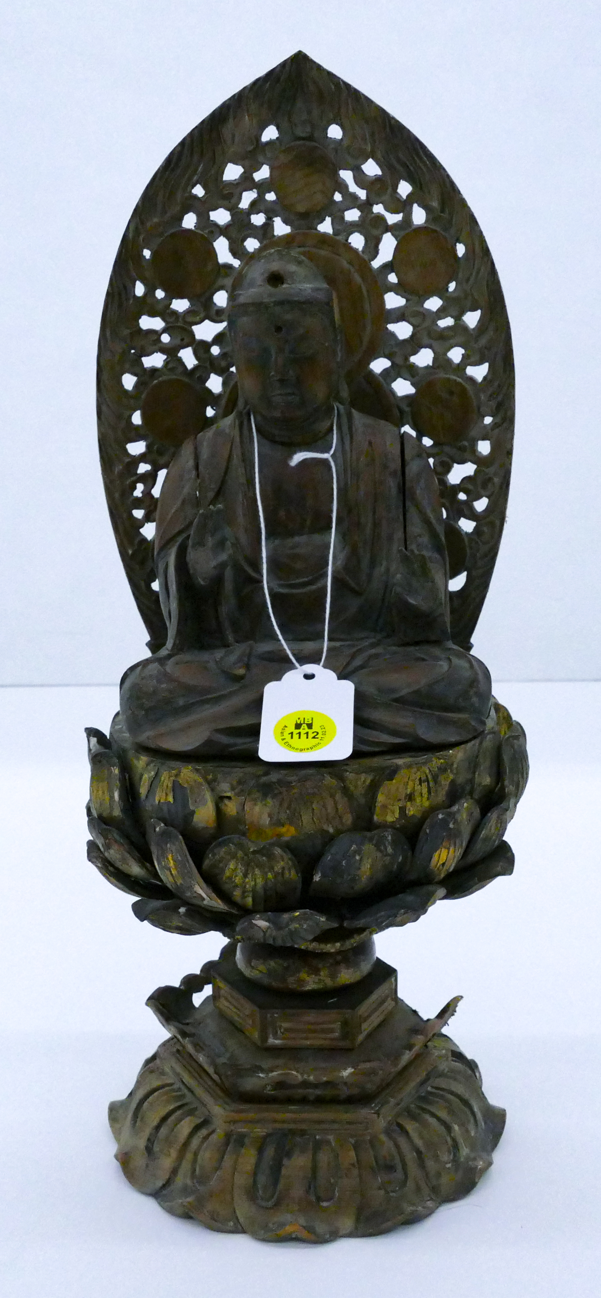 Japanese Gilt Wood Seated Buddha 3afc8c