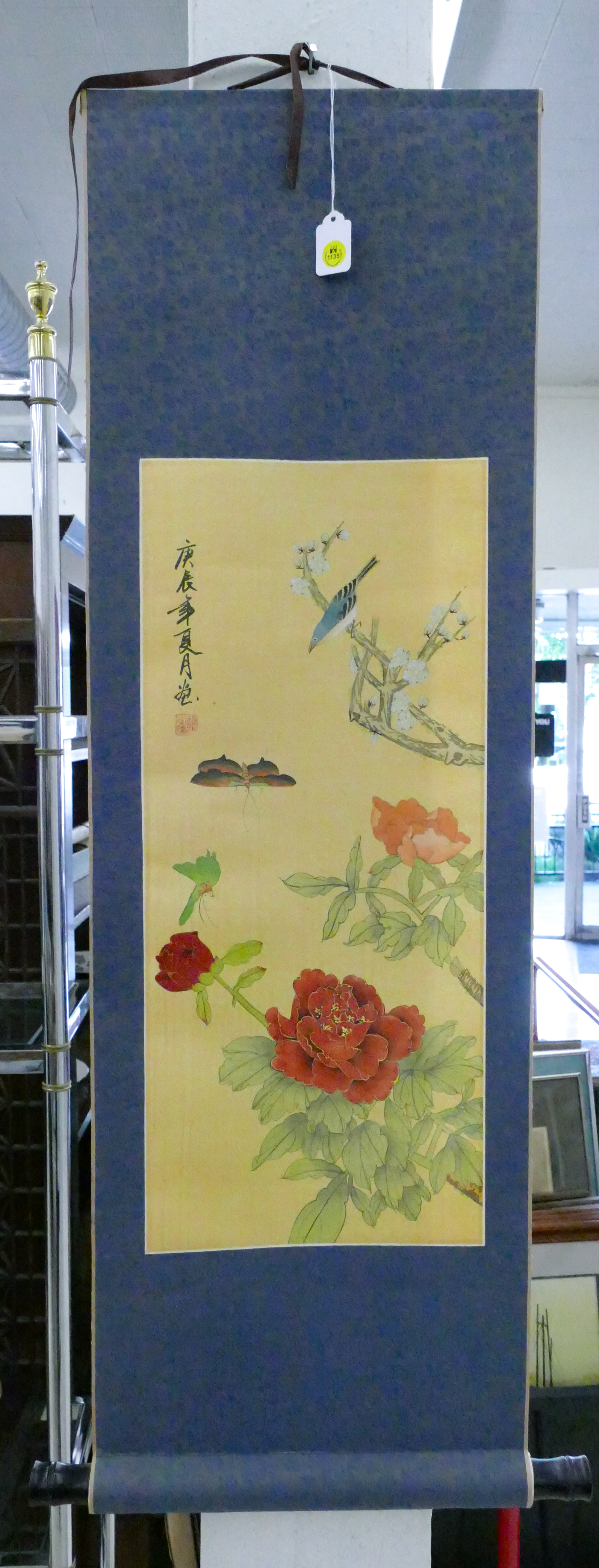 Chinese Birds and Flowers Silk