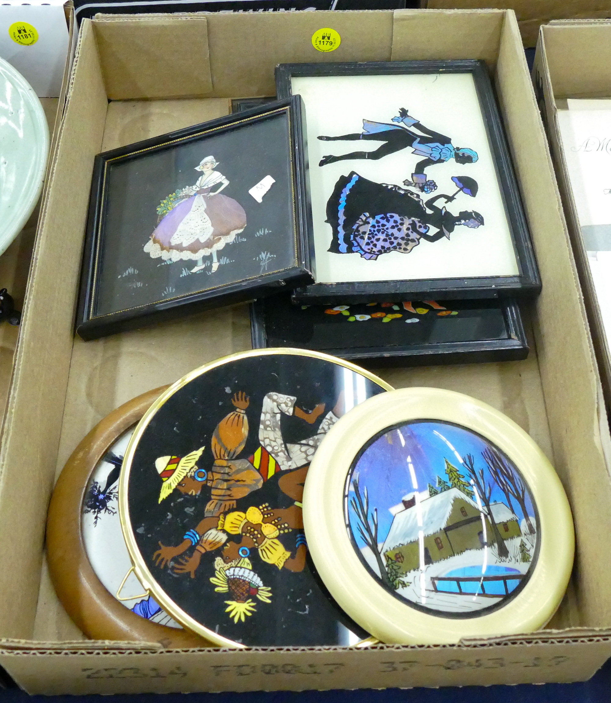 Box 8pc Art Deco Butterfly Wing