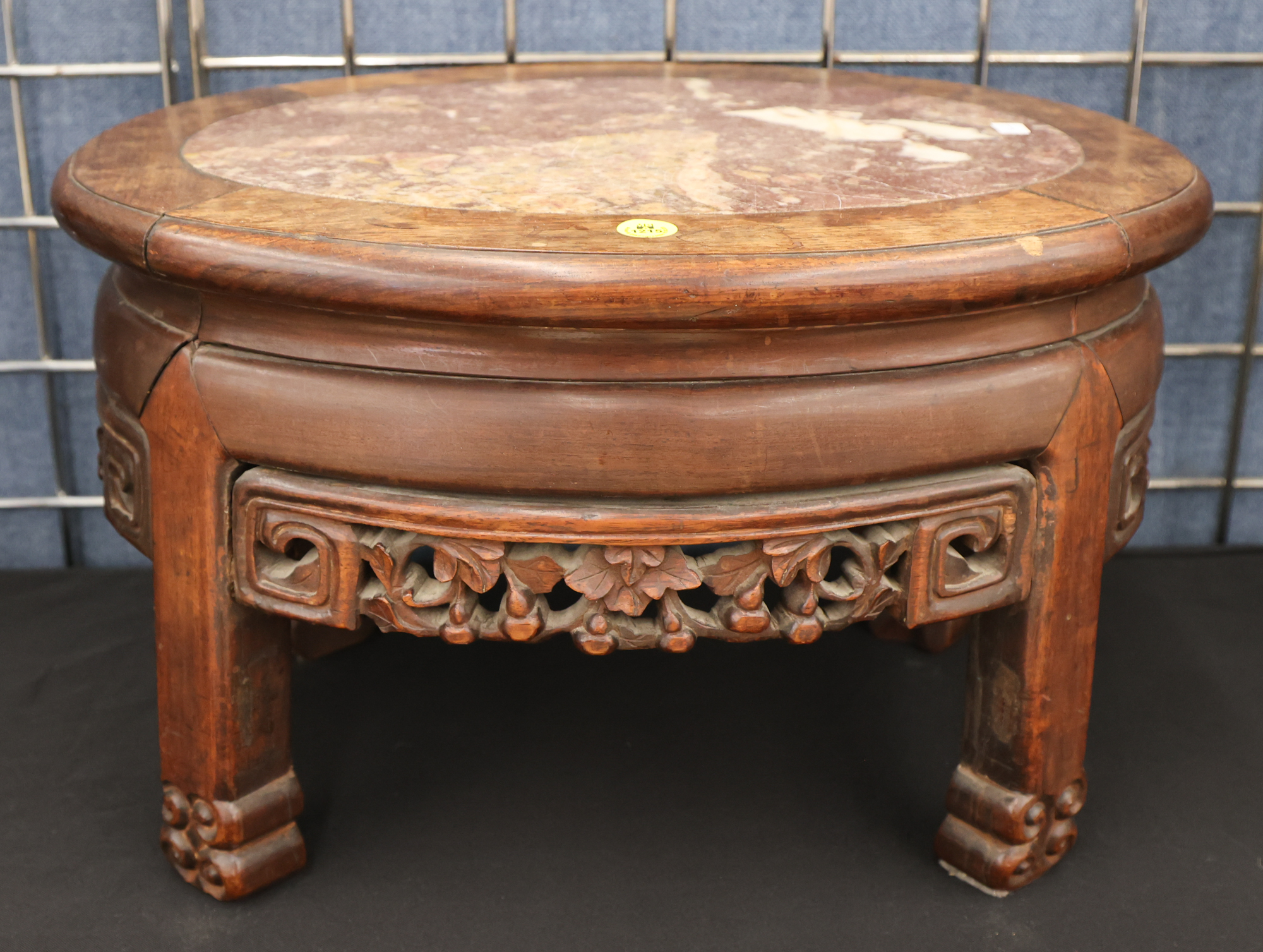 Antique Chinese Rosewood Carved