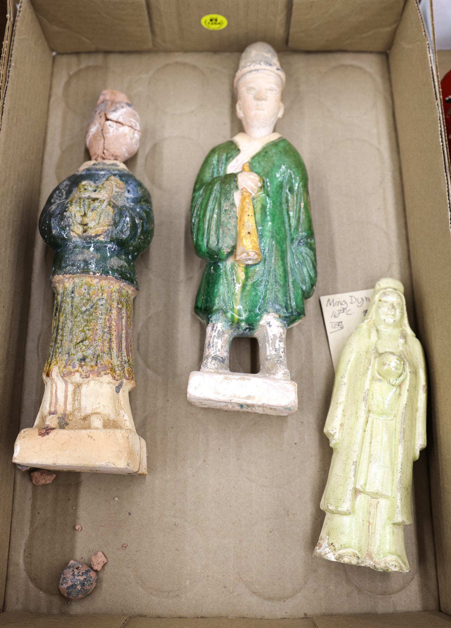 Box 3pc Chinese Tang Tomb Figures 3afd1c